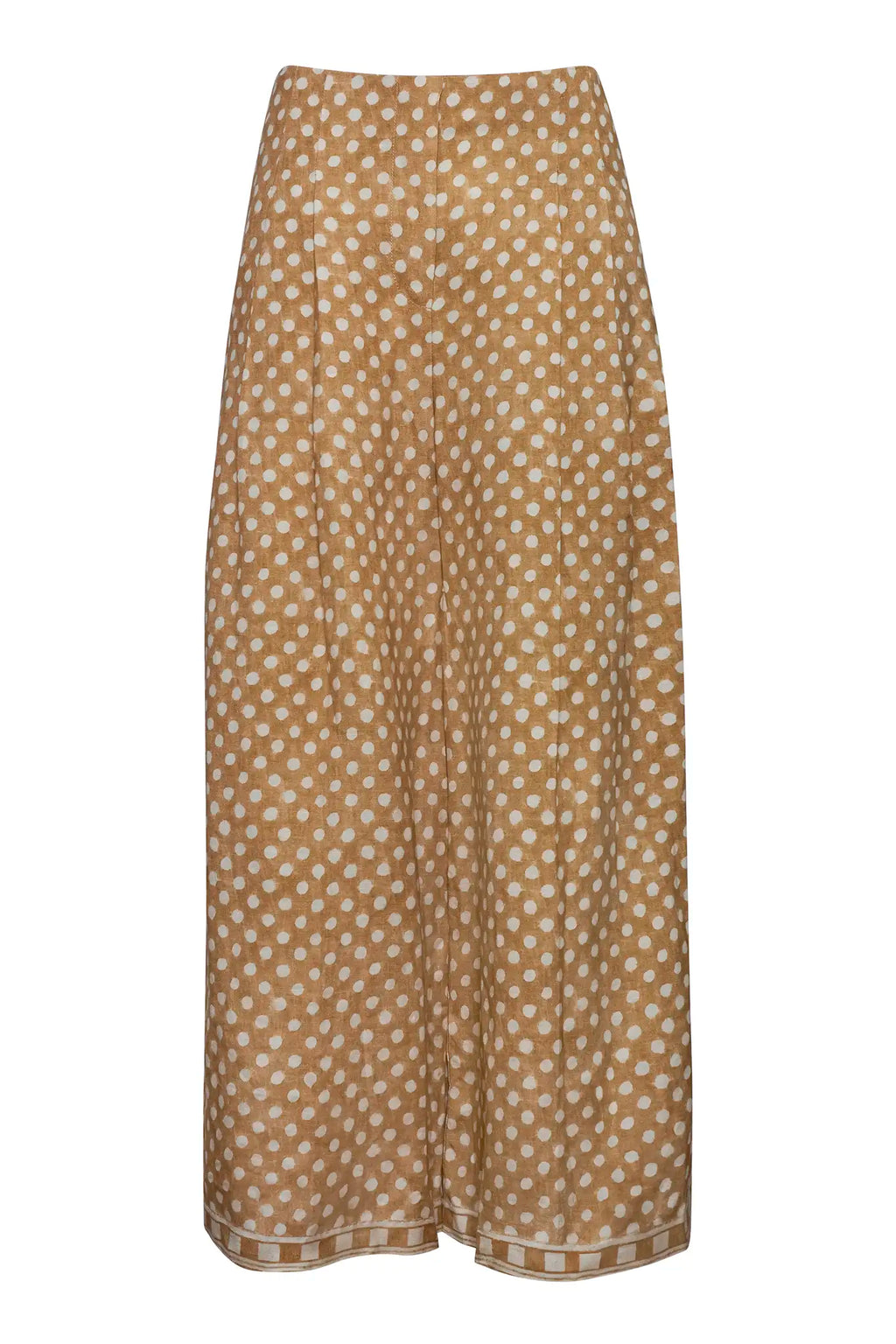 The Cunningham pant in Coconut Sand Dot.