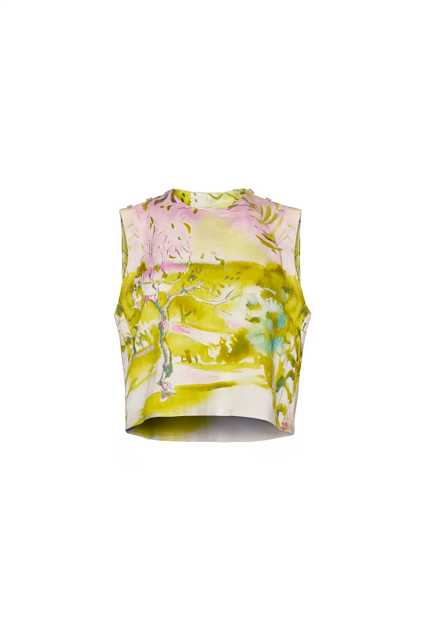 Manning Top in Ethereal Garden