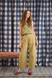 Manning Top in Legacy Jacquard Olive