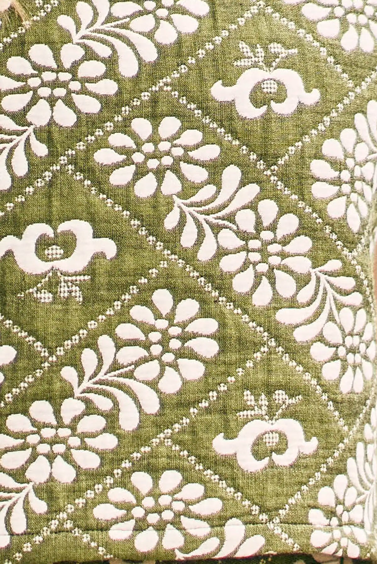Powell Skirt in Legacy Jacquard Olive