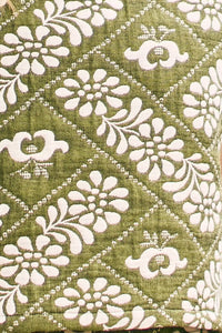 Powell Skirt in Legacy Jacquard Olive