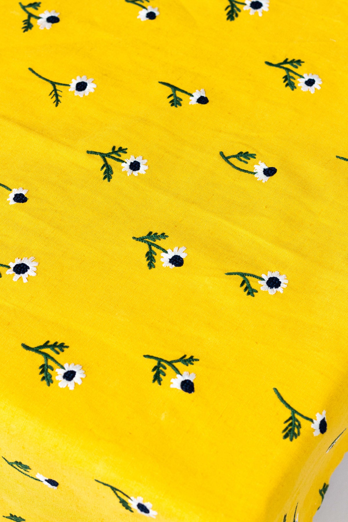 Manzanilla Rectangular Tablecloth in Mustard