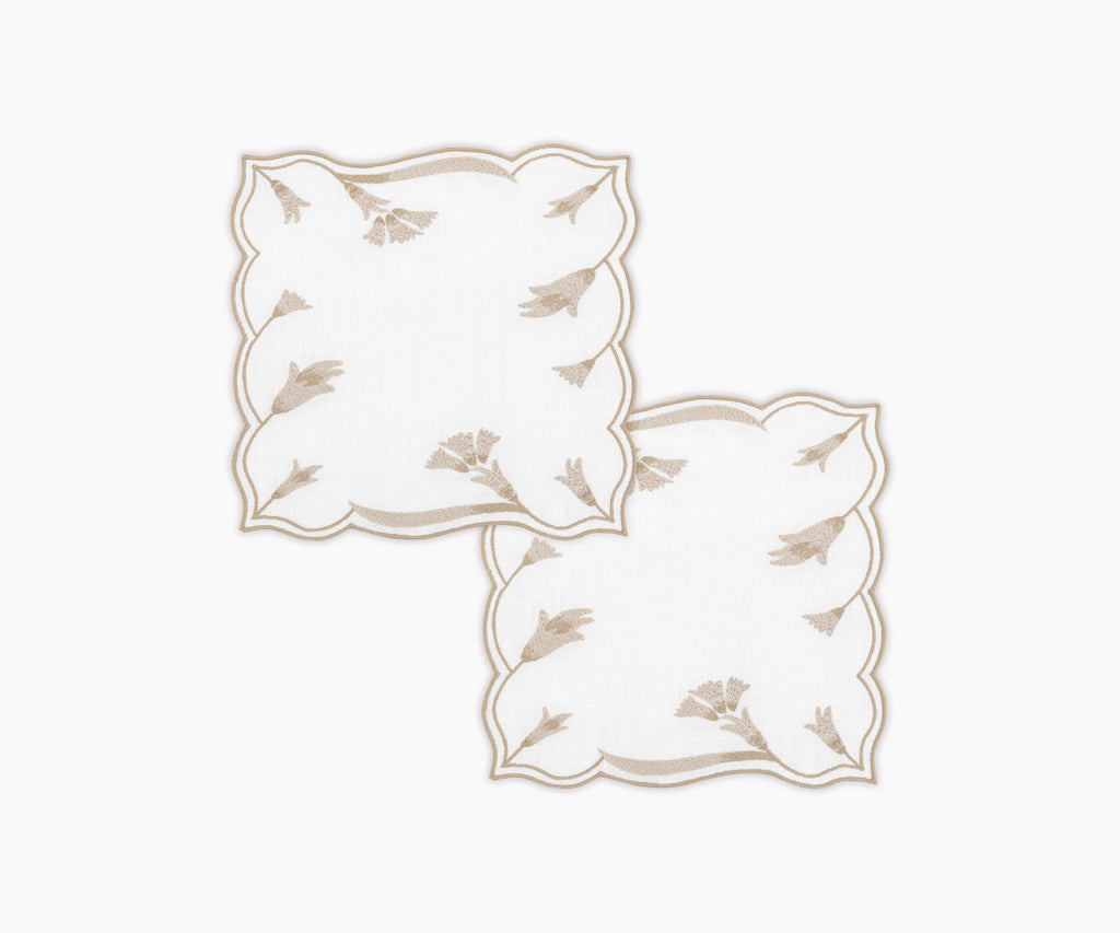 Marcella Cocktail Napkin - Set of 4 in Dune