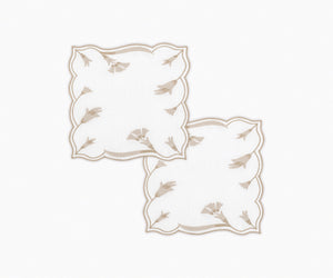 Marcella Cocktail Napkin - Set of 4 in Dune