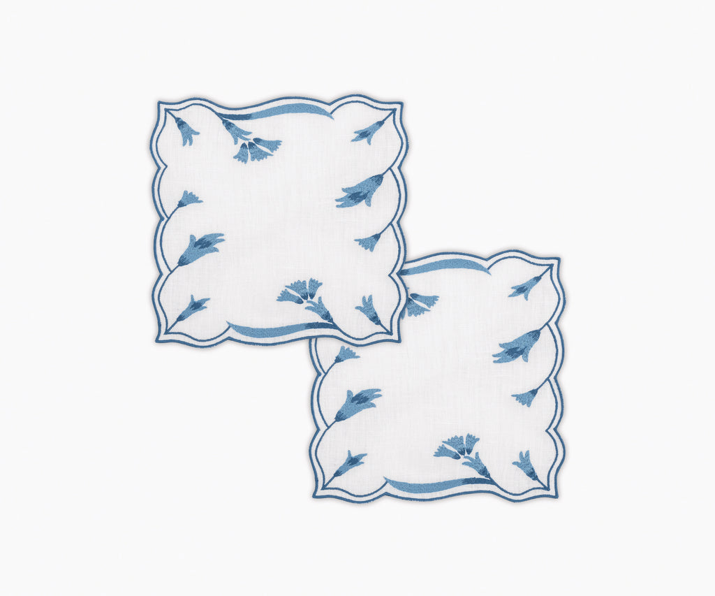 Marcella Cocktail Napkin - Set of 4 in Lapis