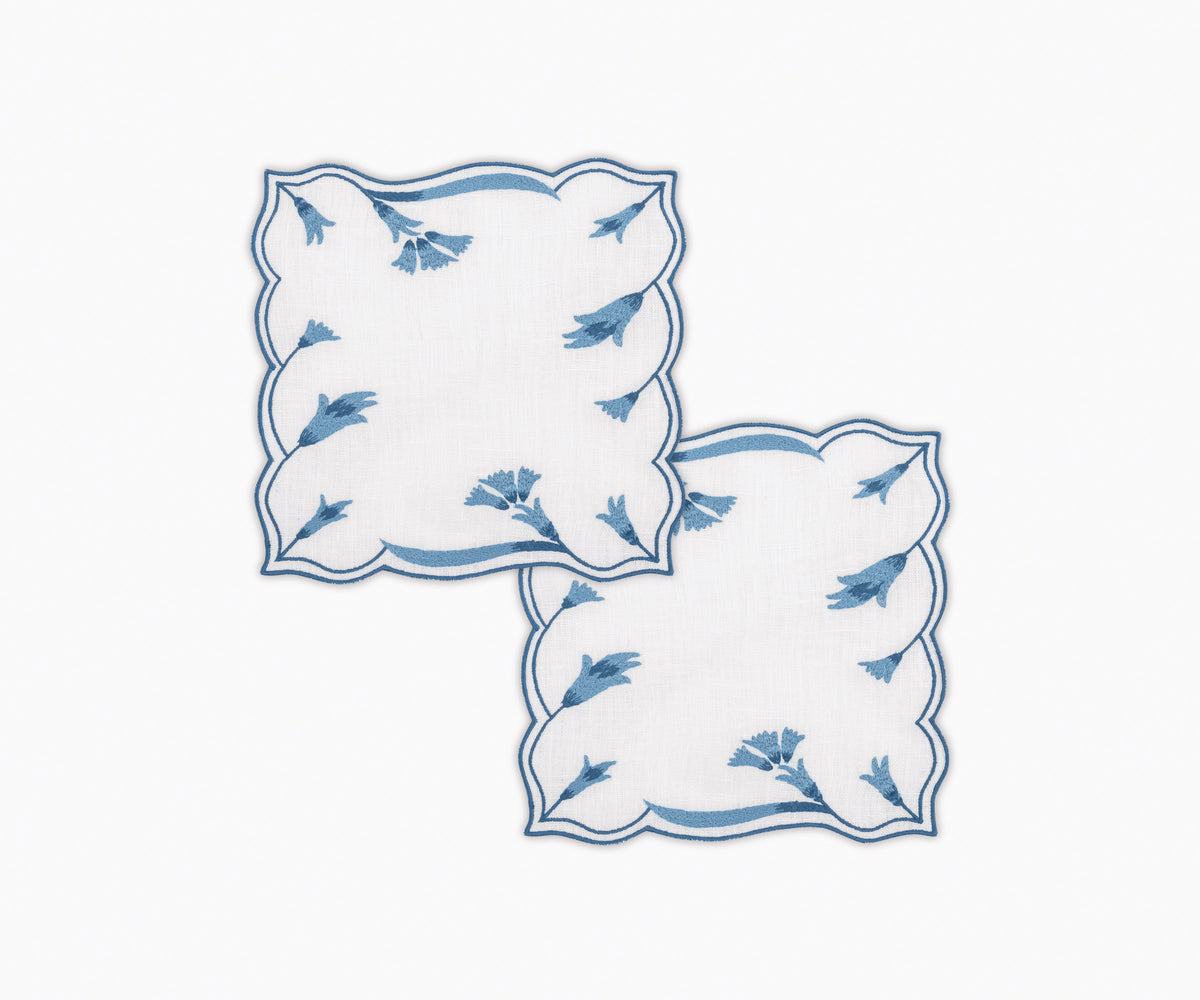 Marcella Cocktail Napkin - Set of 4 in Lapis