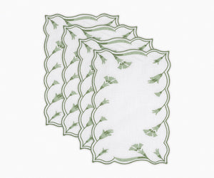 Marcella Cocktail Napkin - Set of 4 in Clover