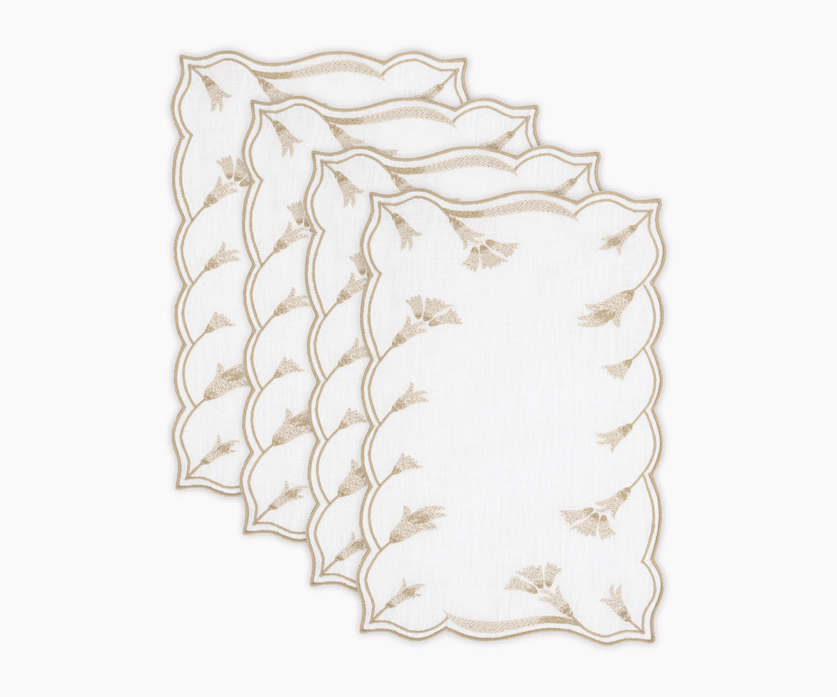 Marcella Cocktail Napkin - Set of 4 in Dune