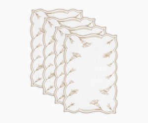 Marcella Cocktail Napkin - Set of 4 in Dune