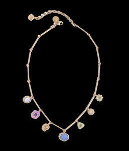 Marbella Charm Necklace in Multi