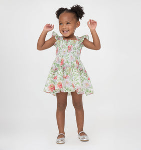 The Baby Ellie Nap Dress in Peony Chintz