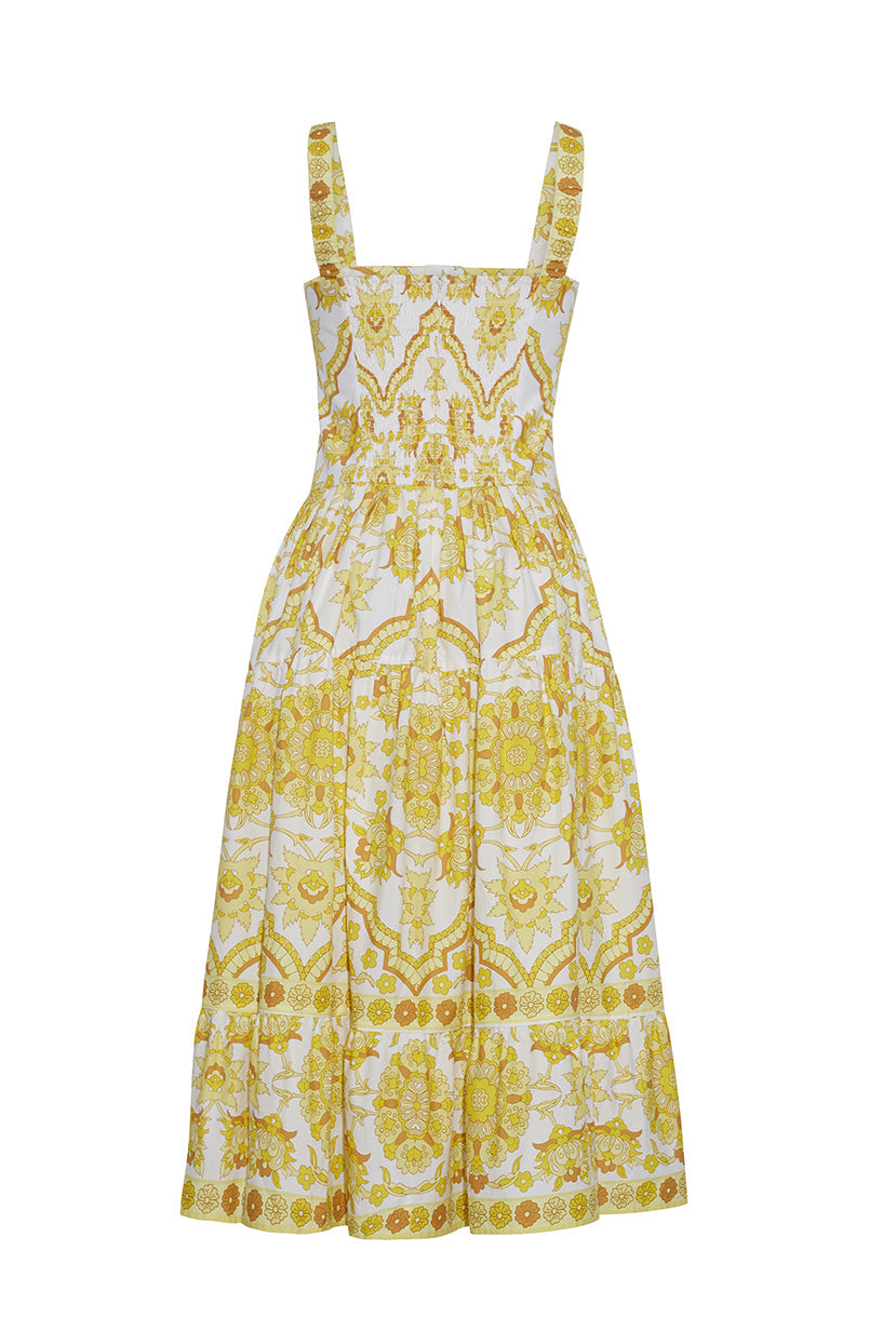 Margarita Dress in Mystic Yellow