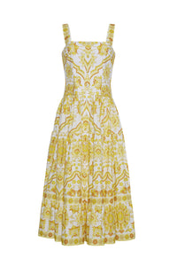 Margarita Dress in Mystic Yellow