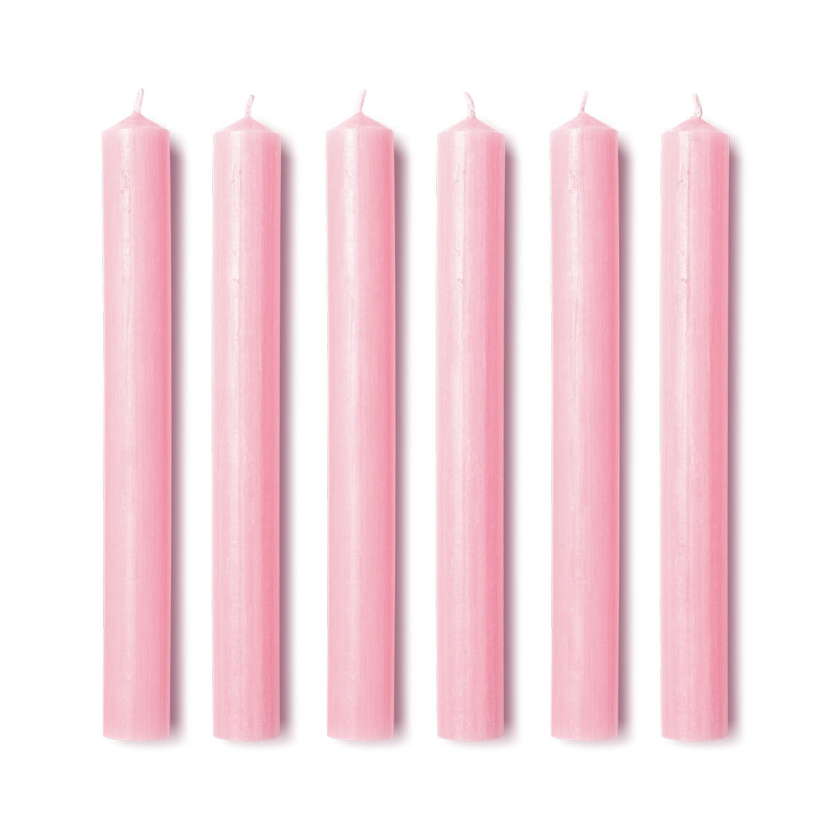 Dinner Candles in Marguerite Pink