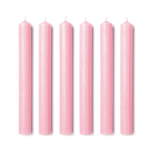 Dinner Candles in Marguerite Pink