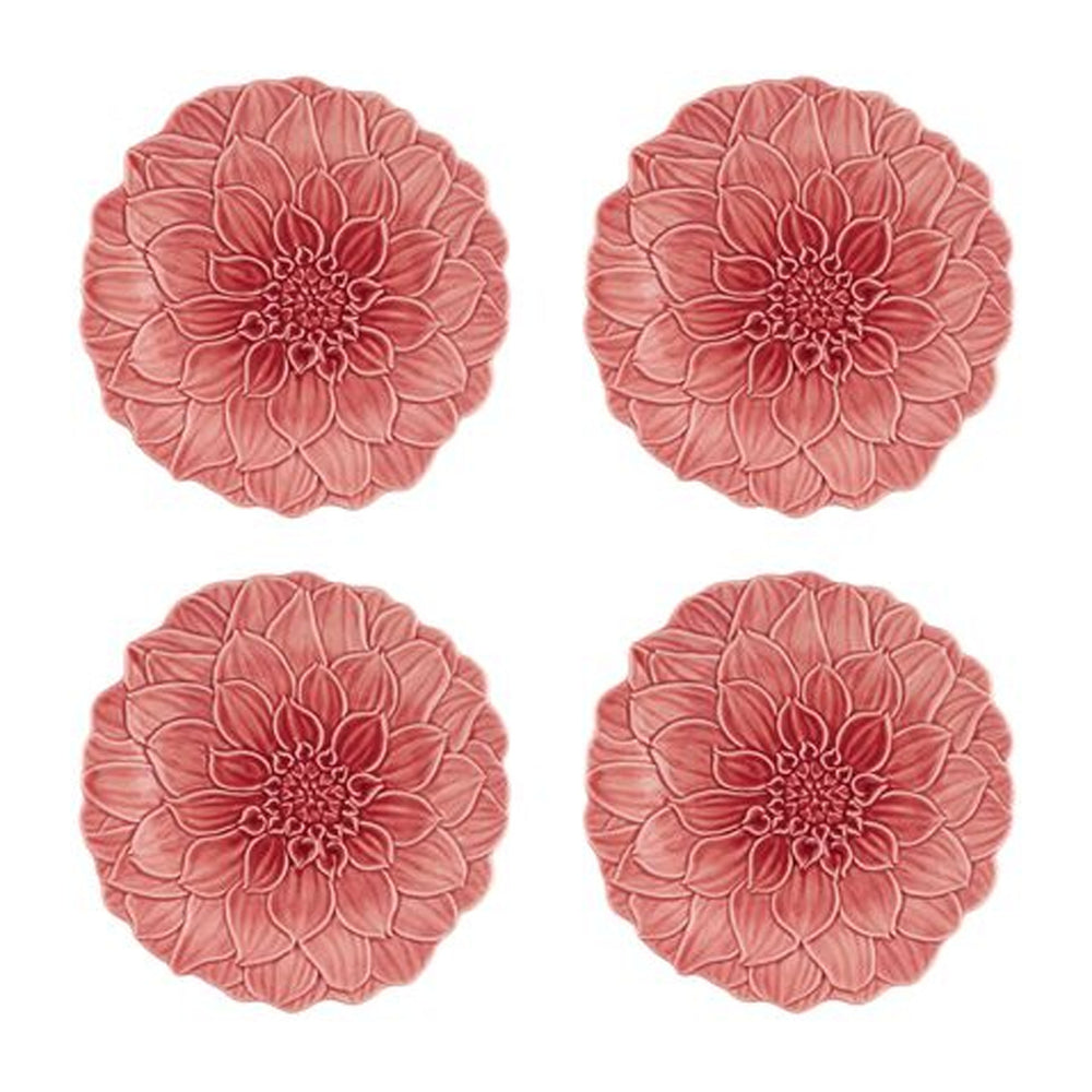 Maria Flor Fruit Plate 22" Dahlia, Set of 4