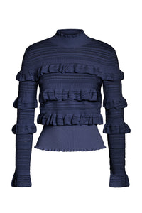 Adeline Top in Navy