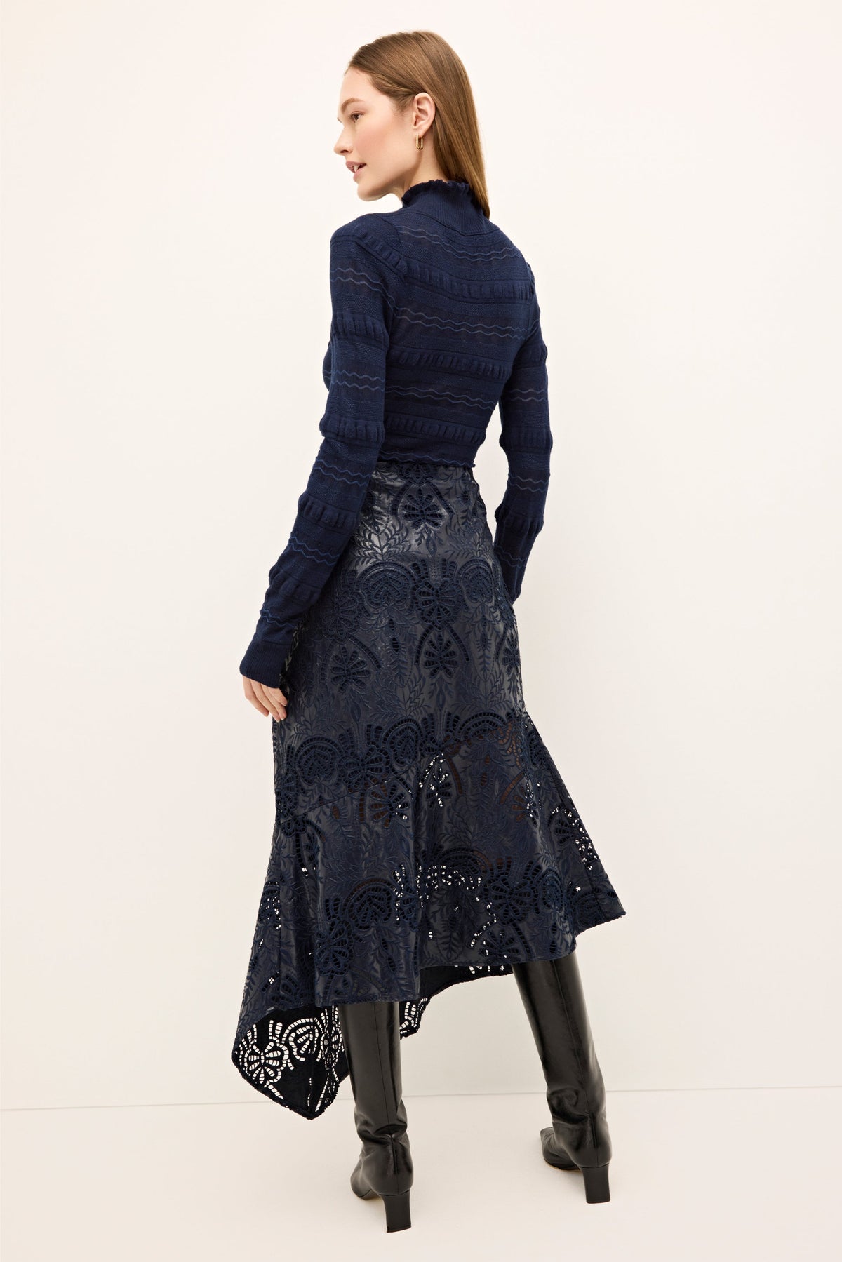 Casey Skirt in Naval