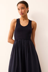 Anya Dress in Naval