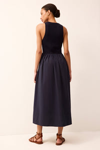 Anya Dress in Naval