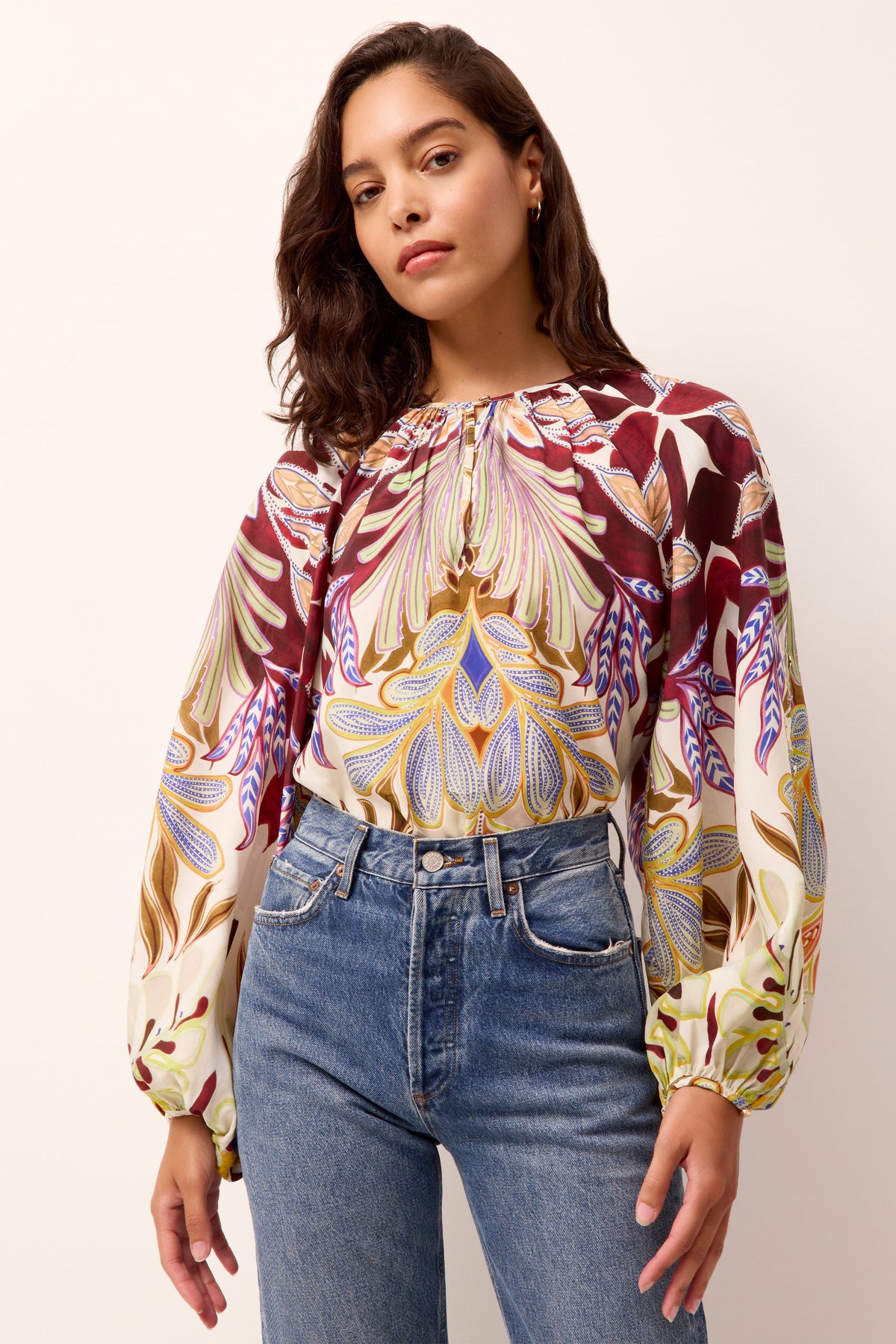 Arabella Blouse in Tranquility