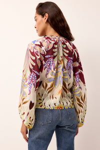 Arabella Blouse in Tranquility
