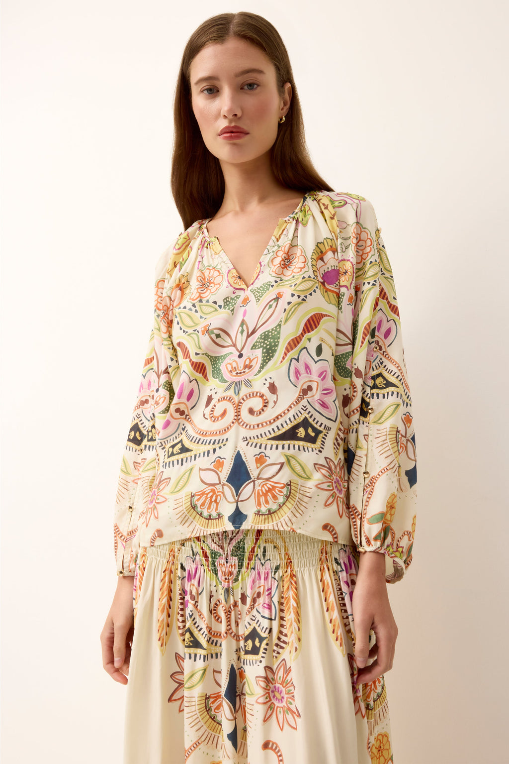 Arabella Blouse in Haven