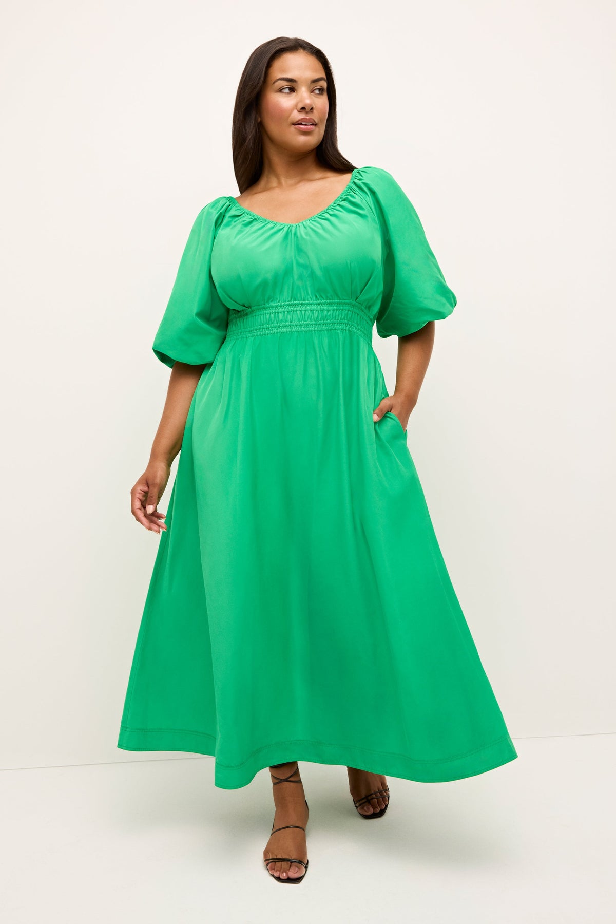 Ava Dress in Green