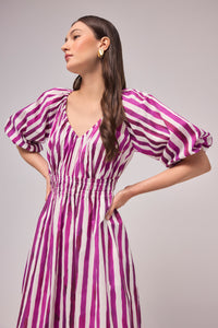 Ava Dress in Peony