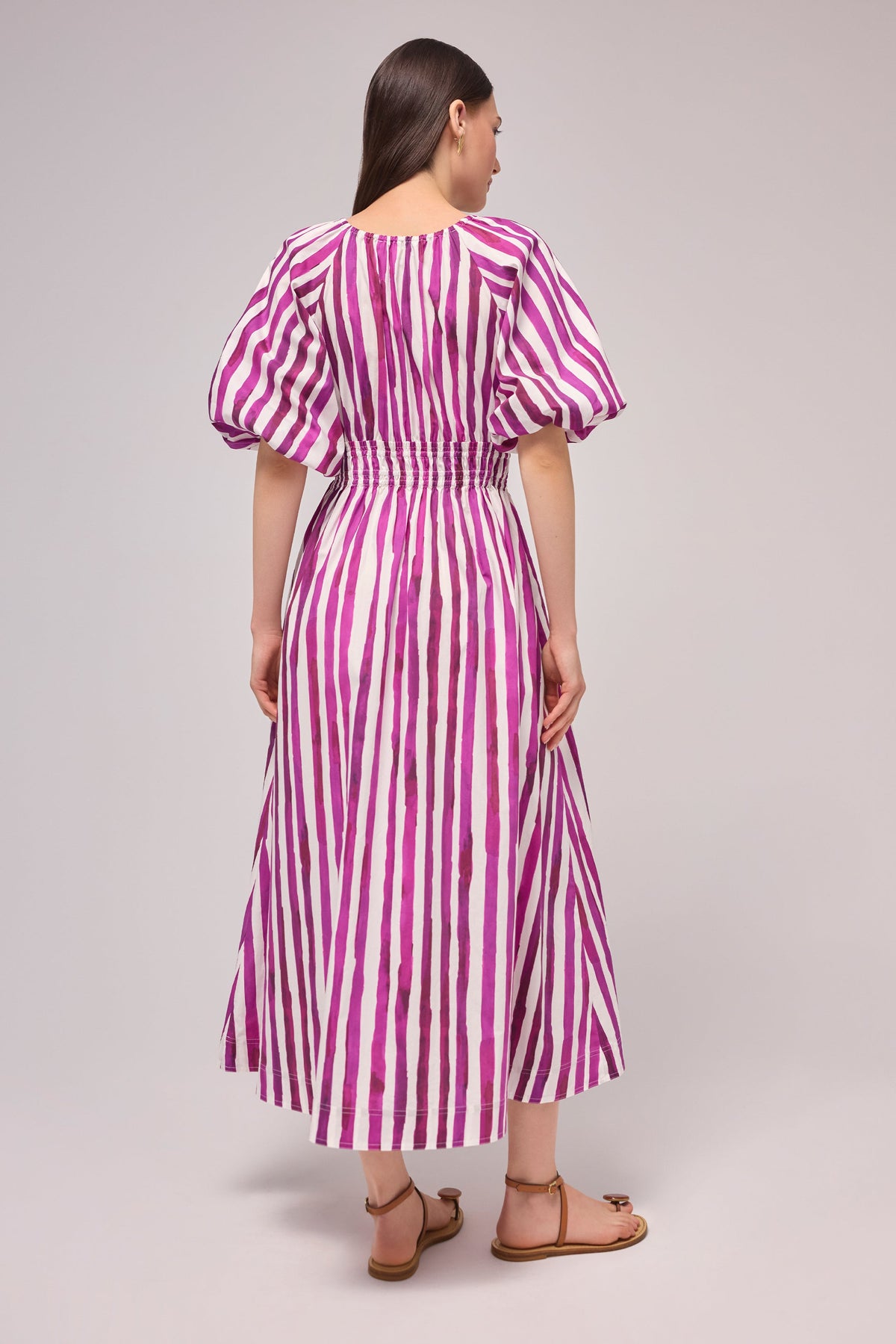 Ava Dress in Peony
