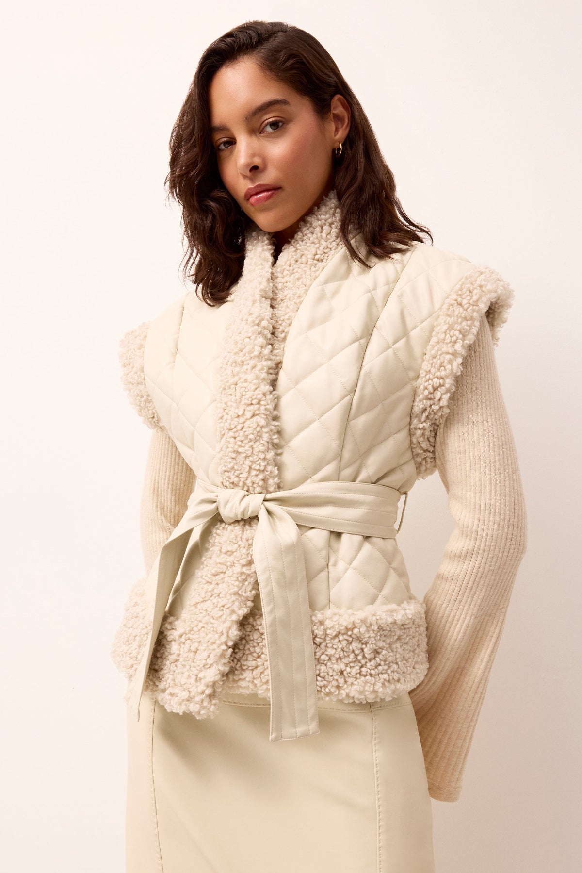 Beatrice Vest in Polar