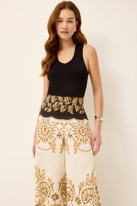 Bennett Pant in Fleuron