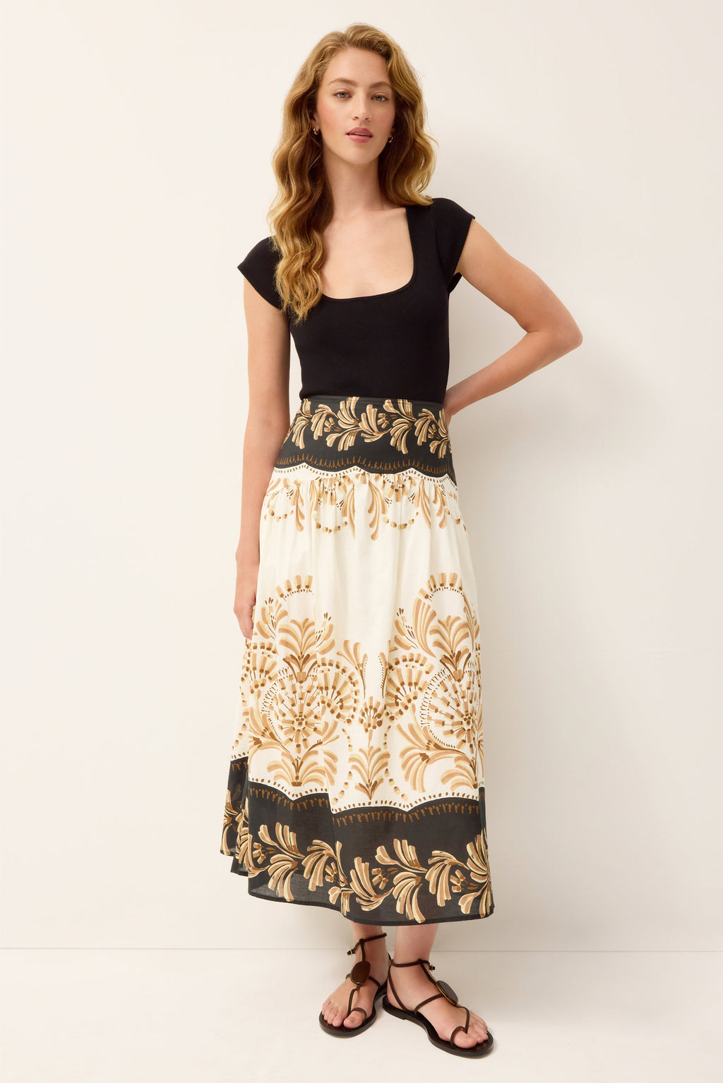 Vicki Skirt in Fleuron