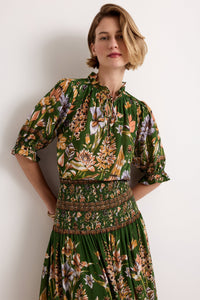 Billie Blouse in Greenhouse