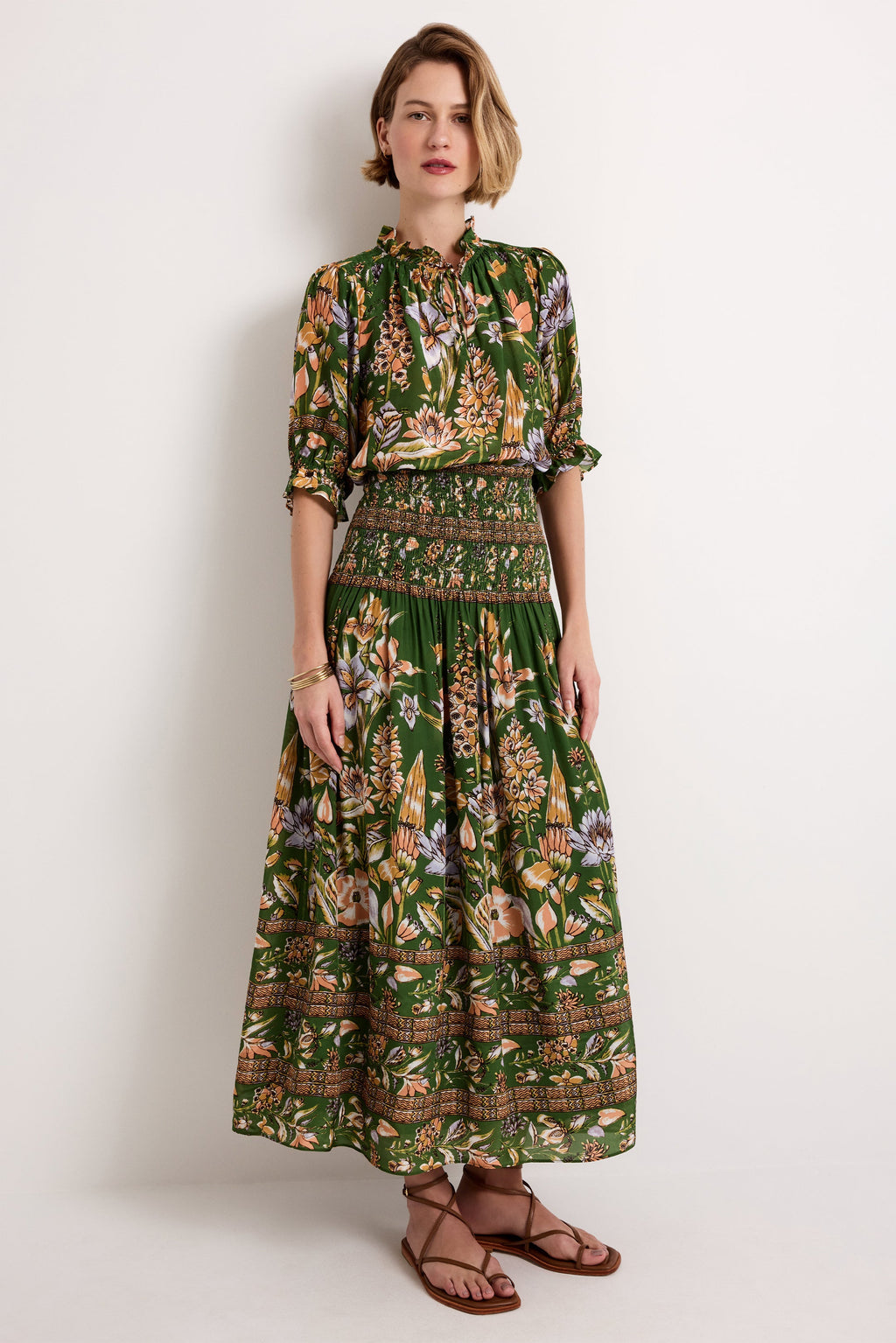 Billie Blouse in Greenhouse