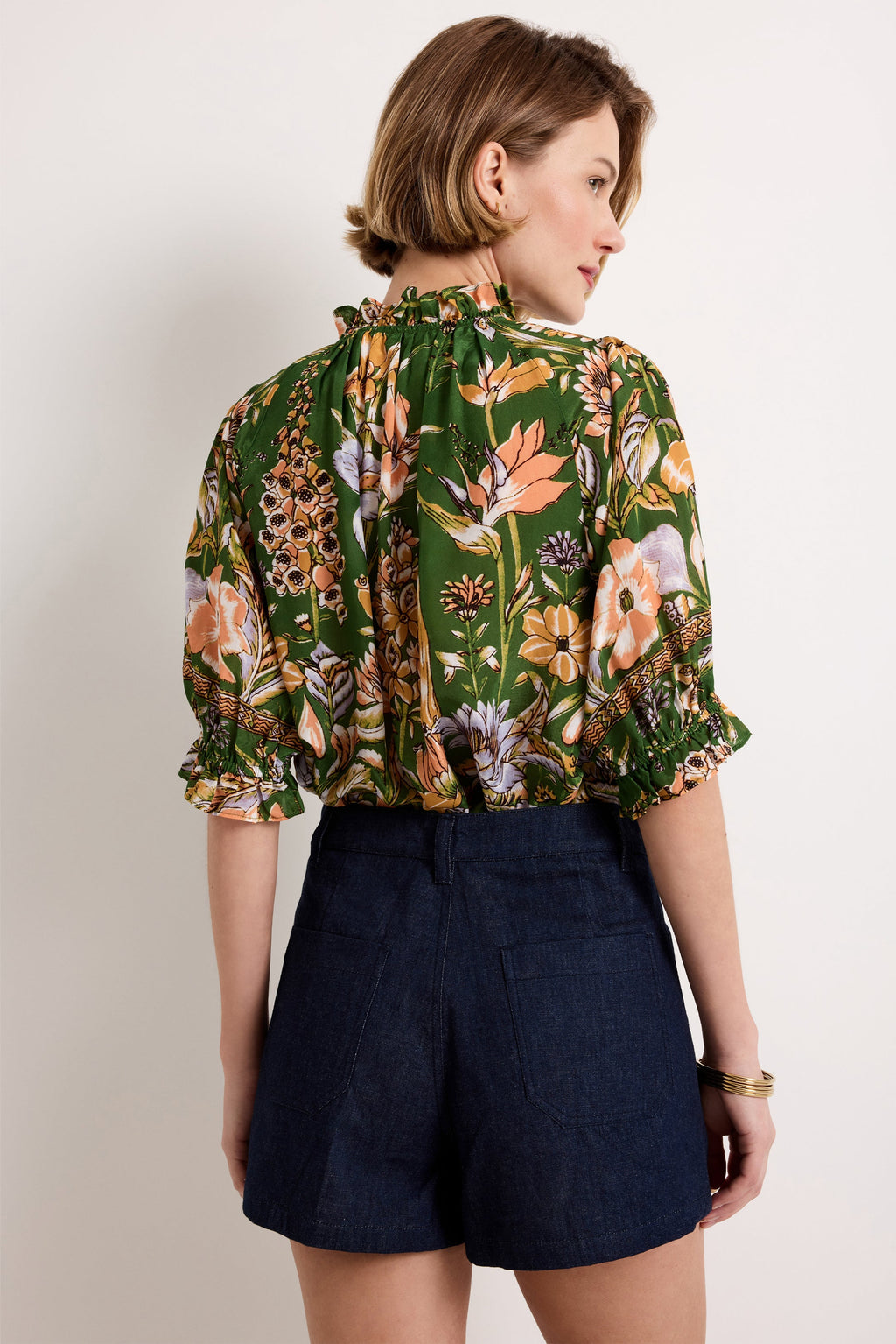 Billie Blouse in Greenhouse