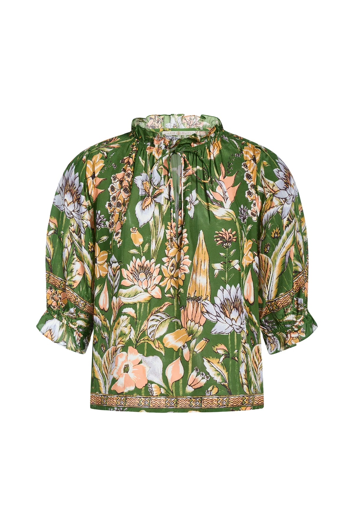 Billie Blouse in Greenhouse