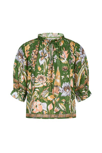 Billie Blouse in Greenhouse