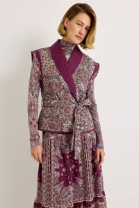 Bowie Vest in Wisteria