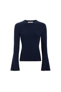 Carrey Top in Navy