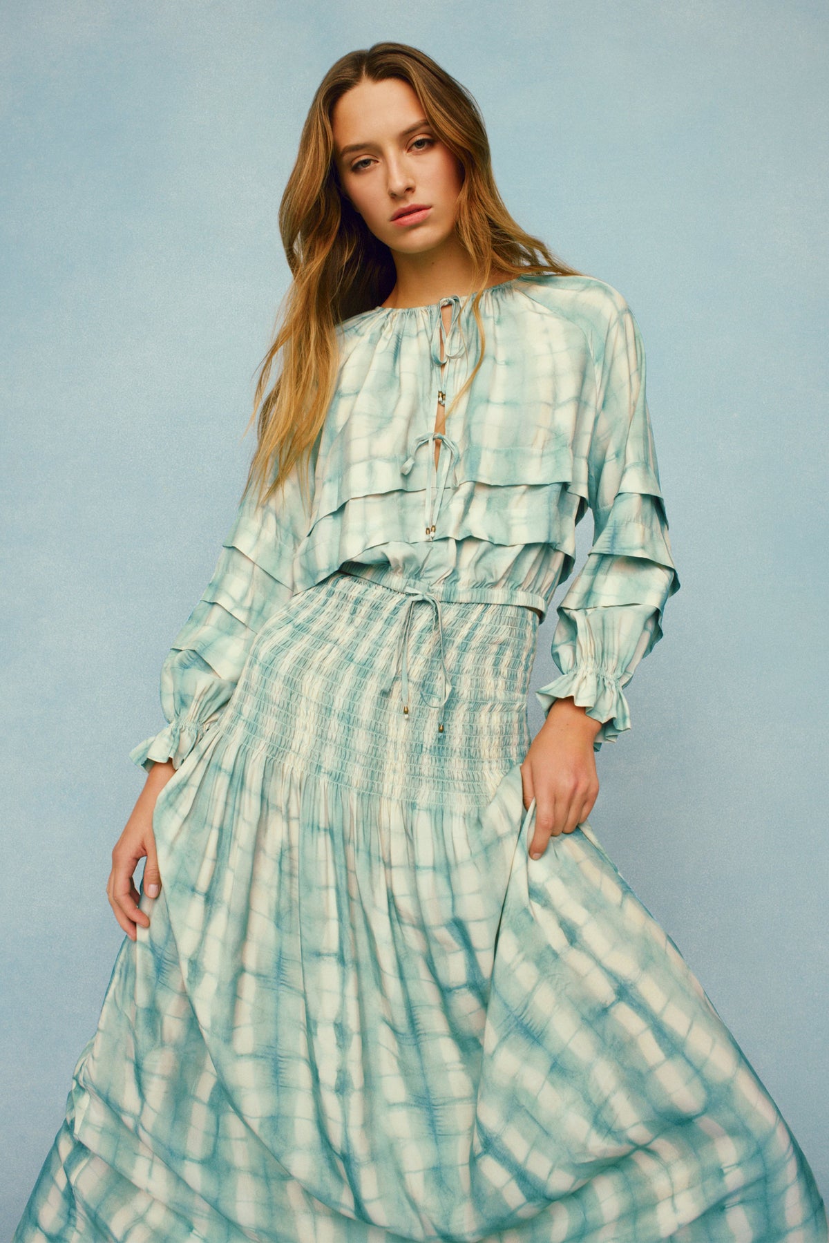 Umi Blouse in Bermuda