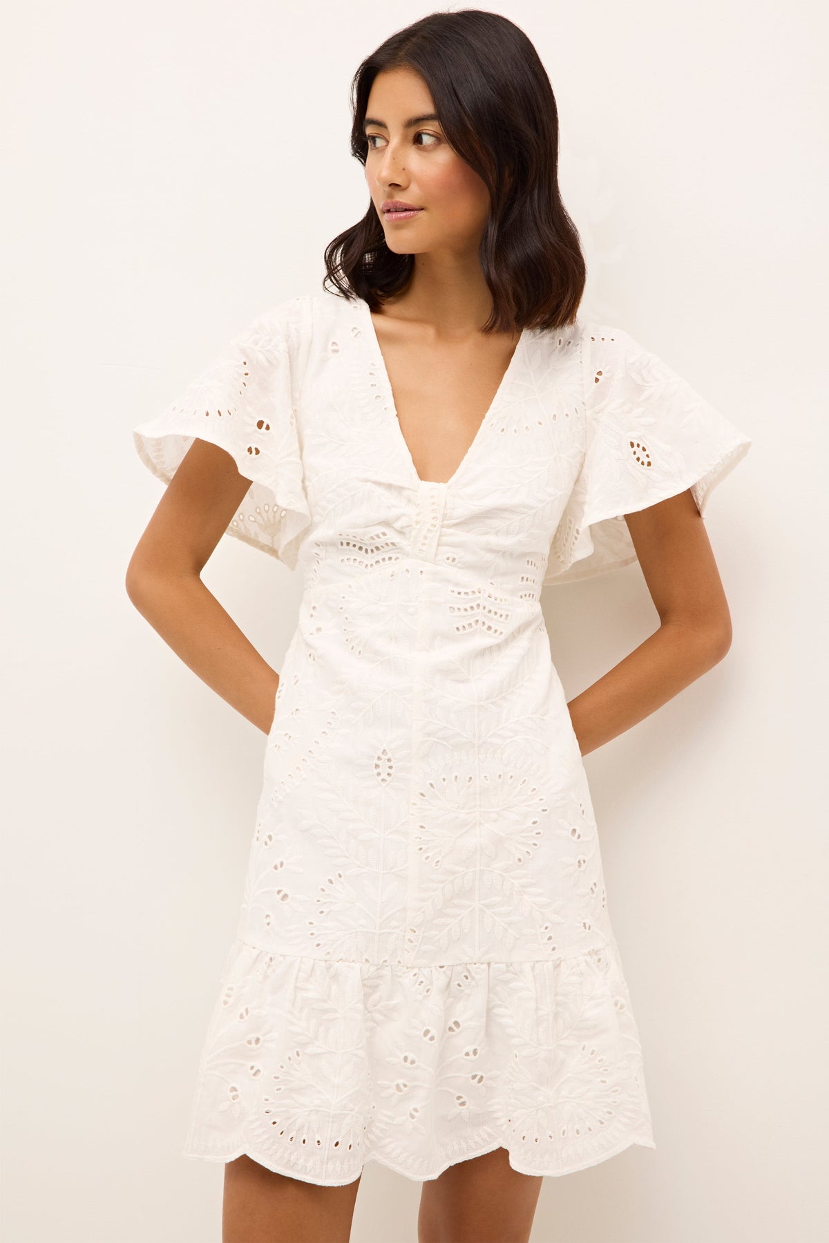 Carmina Dress in Oyster