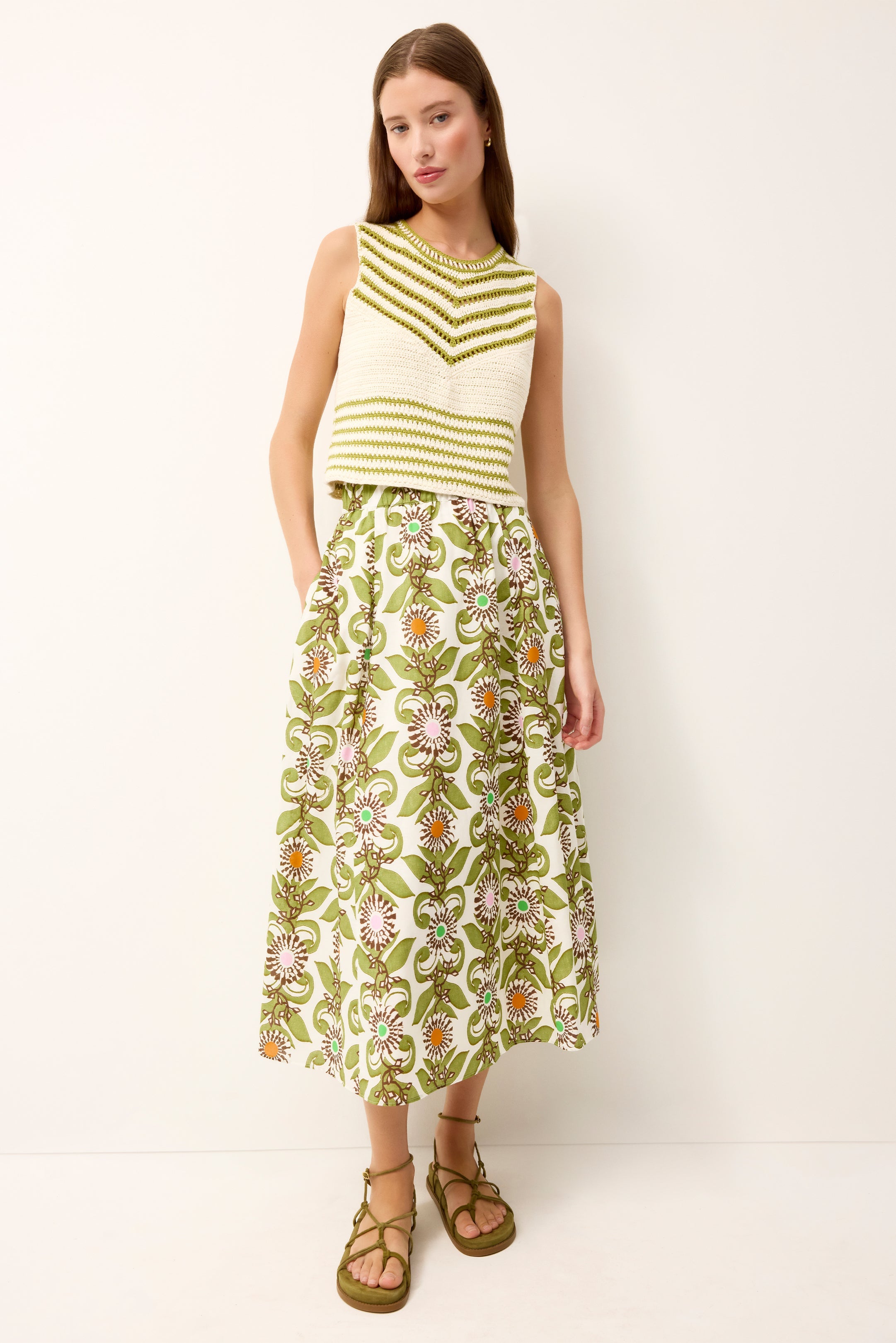Sasha Skirt in Jardin