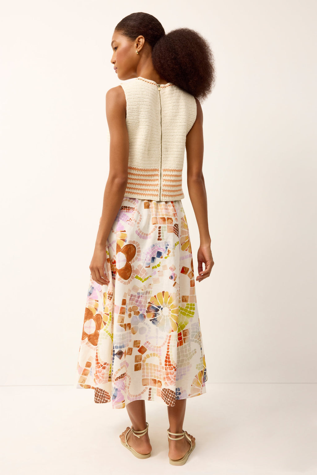 Sasha Skirt in Travertine