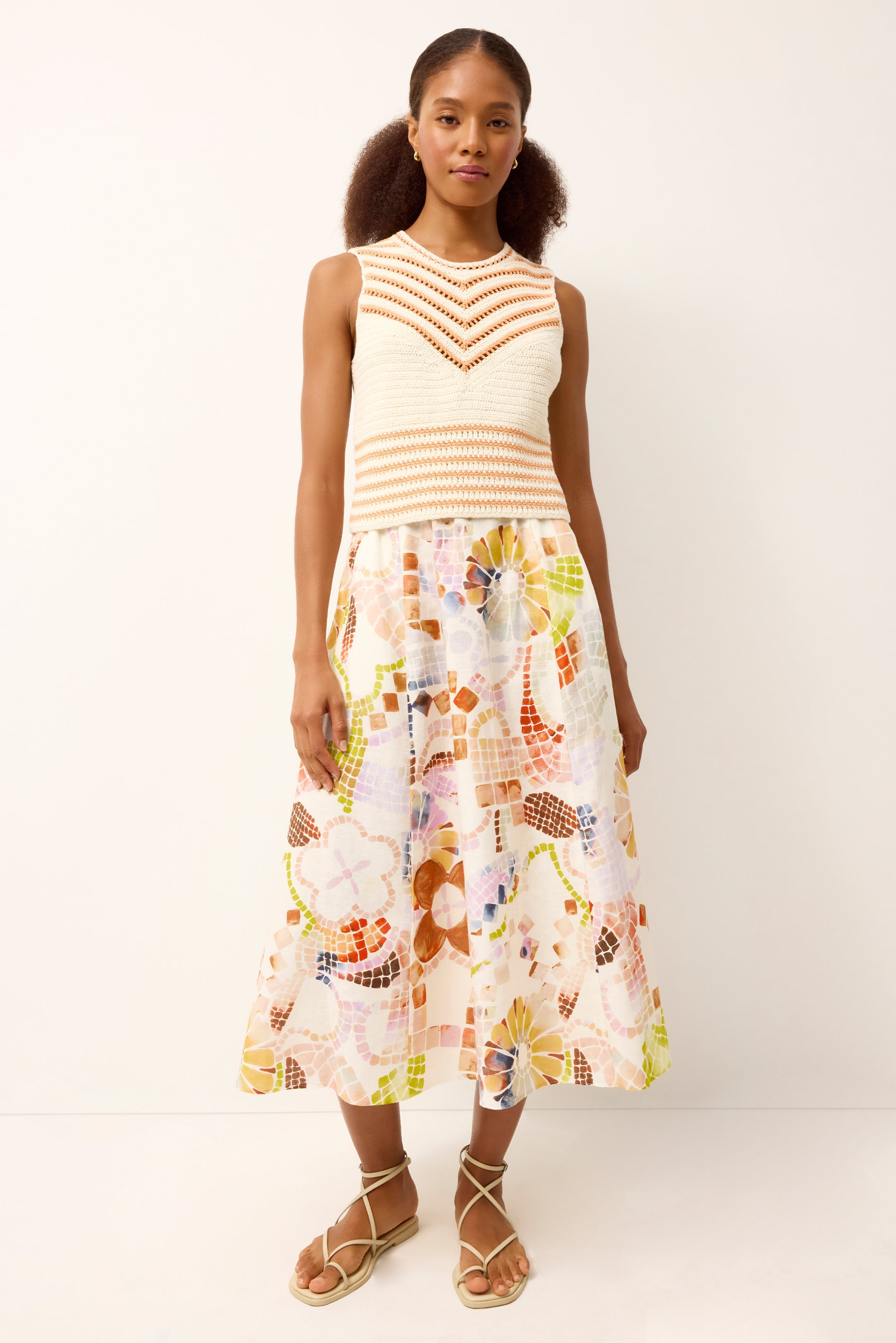 Sasha Skirt in Travertine