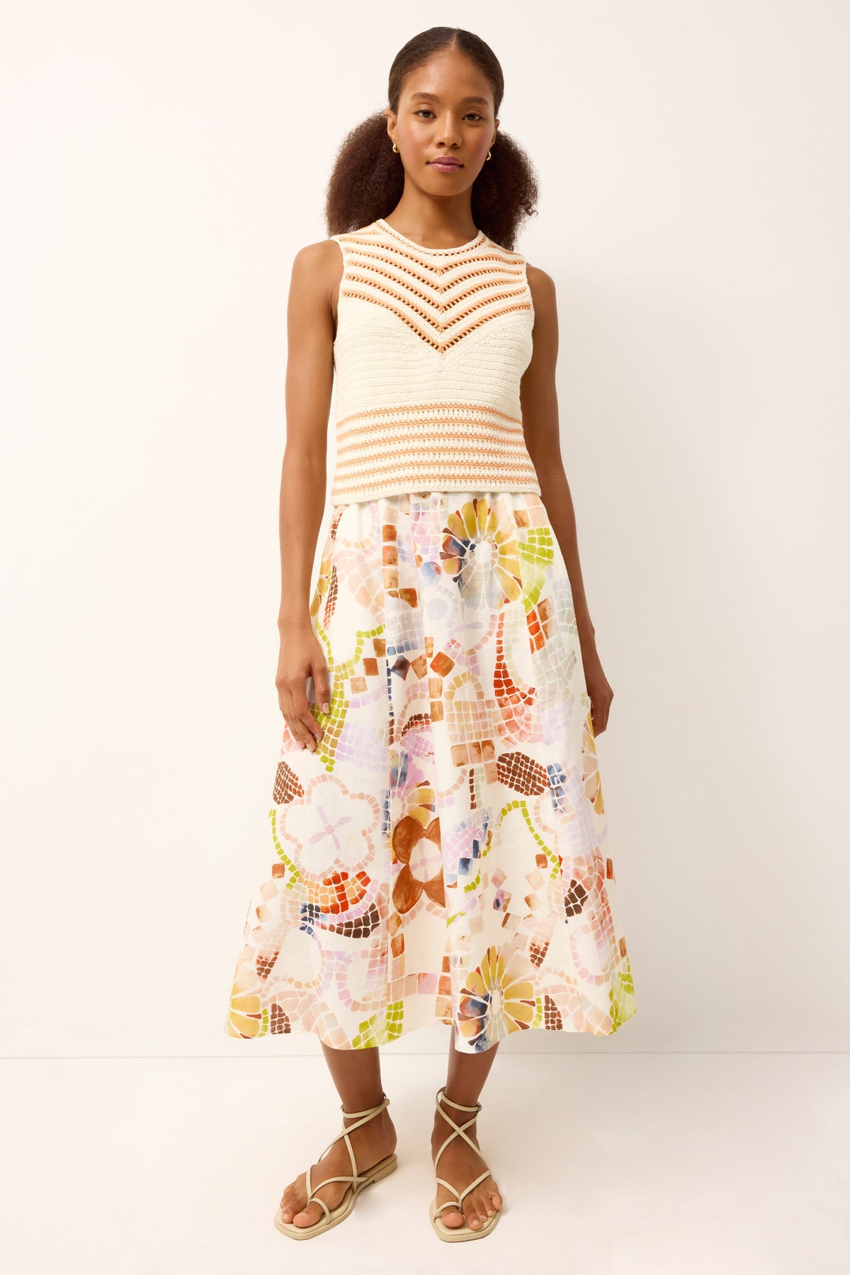 Sasha Skirt in Travertine