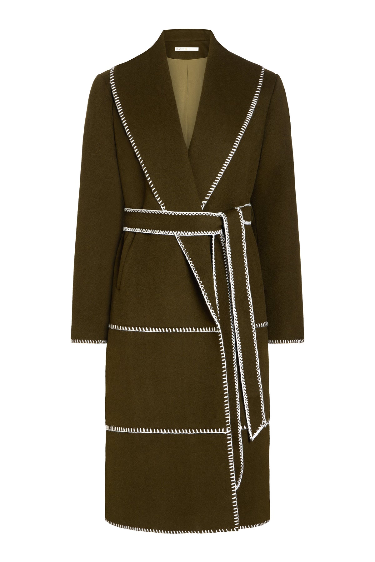 Chloe Coat in Juniper Green