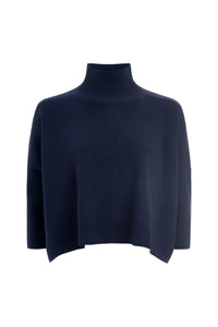Claudie Popover in Navy