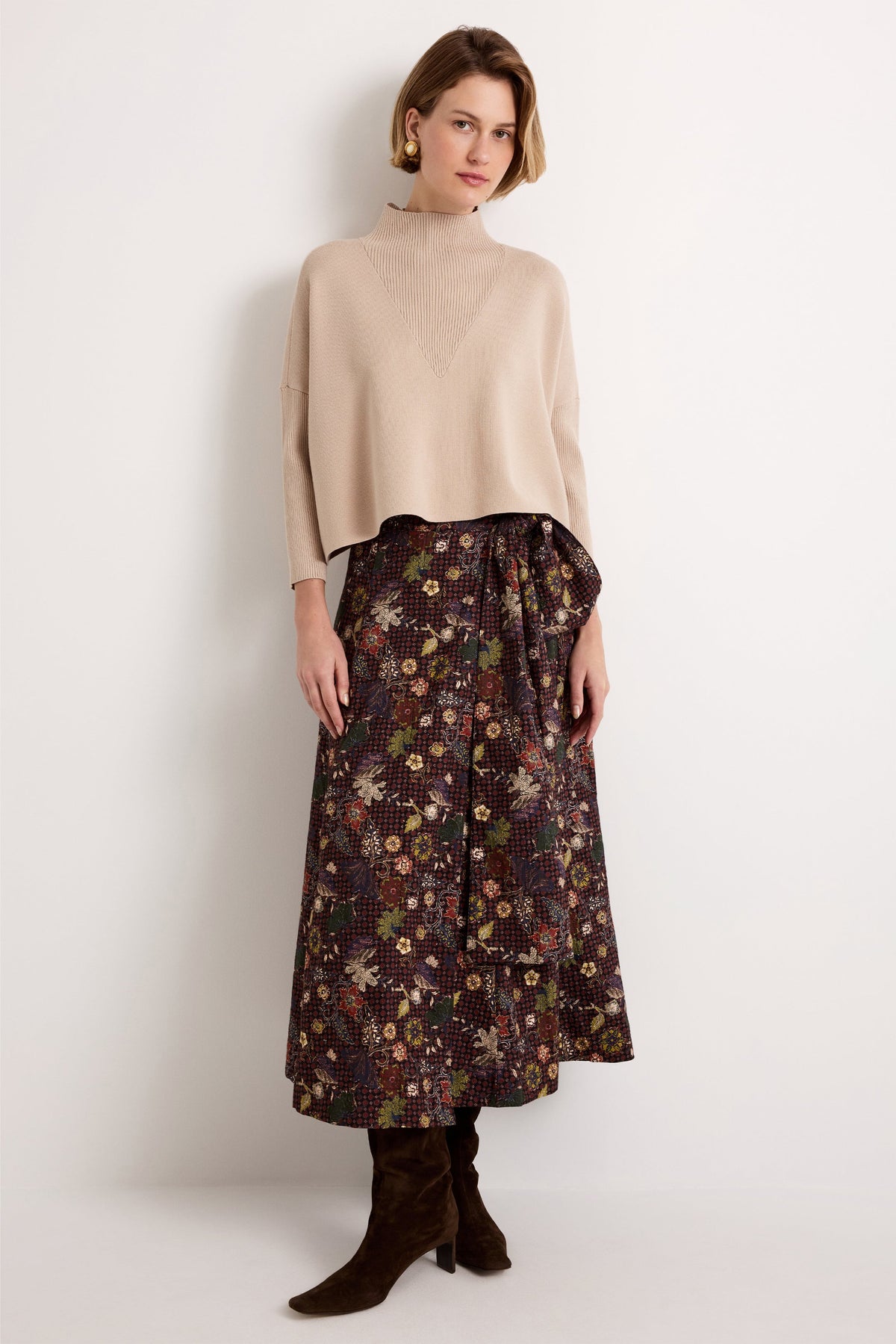 Claudie Popover in Camel