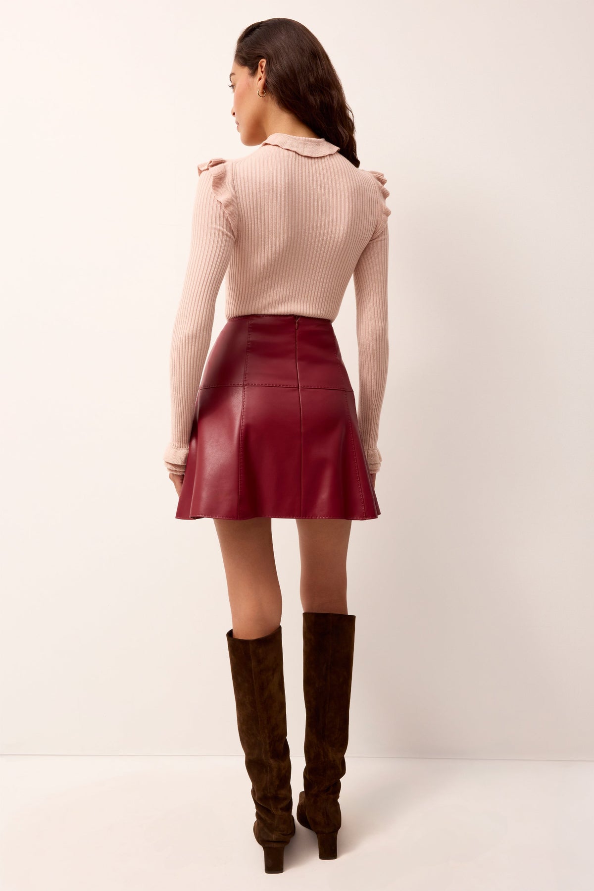 Crawford Skirt in Brick